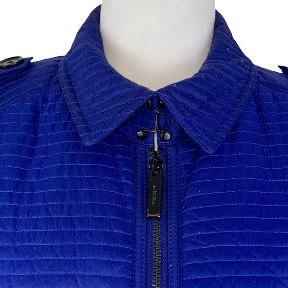 BURBERRY LINDON QUILTED PUFFER JACKET IN ROYAL BLUE - Picture 7 of 12